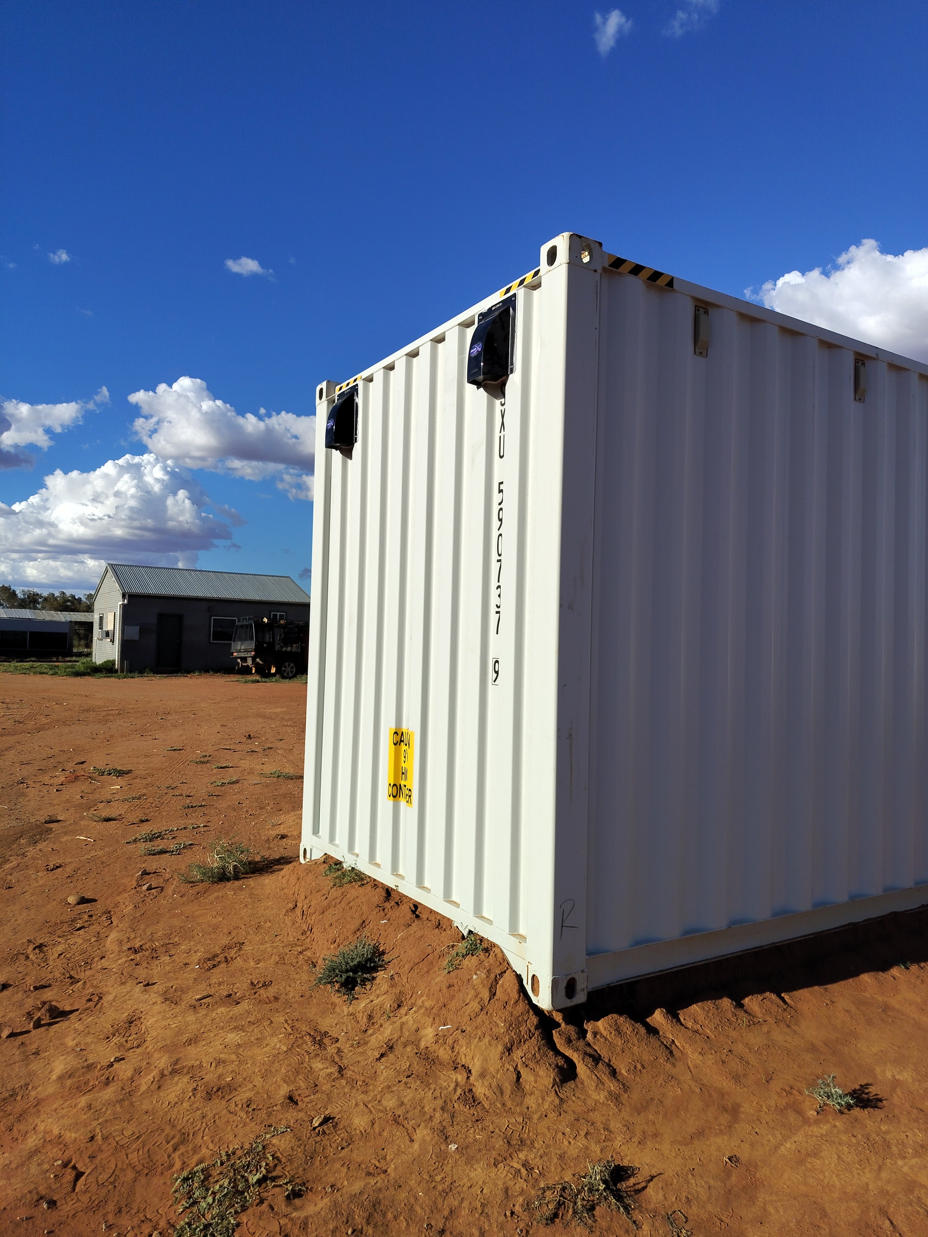Dry-Con X ® 40' (40ft) Container Kit - Exhausts on doors and Inlets on backwall